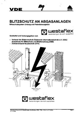 Allgemeines Merkblatt zu Blitzschutz an Abgasanlagen